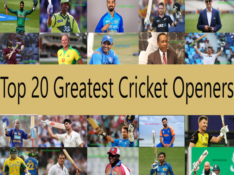 Top 20 Greatest Cricket Openers: Masters of the New Ball and Game-Changers in History.